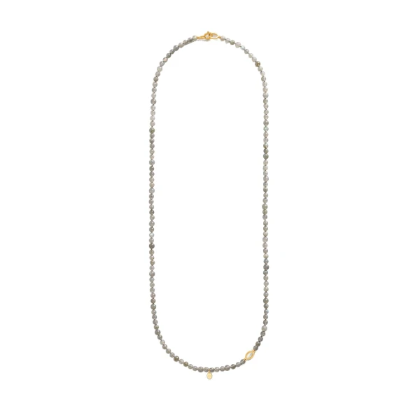Toteme Infinity bead necklace in Glacier