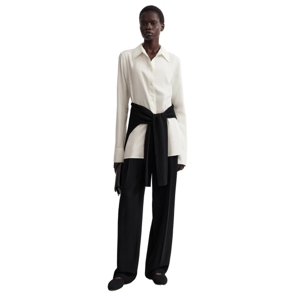 Toteme Lightweight shirt in Ecru, view 2