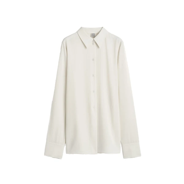 Lightweight shirt in Ecru