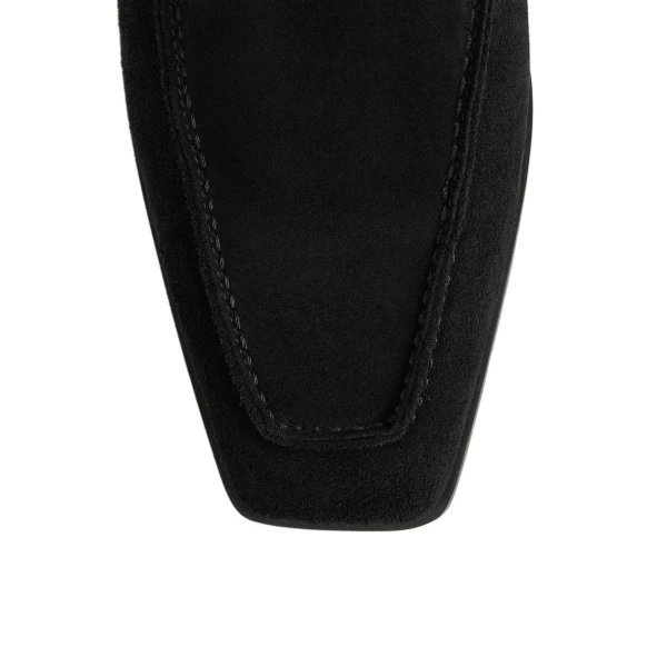 Loafer boots in Black - Image 6