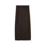 Toteme Long knit skirt in Fondante