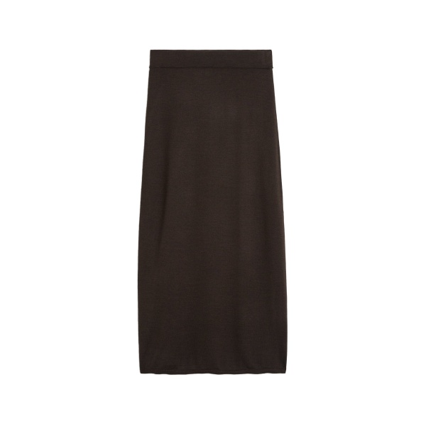 Toteme Long knit skirt in Fondante