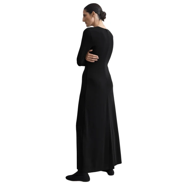 Toteme Long-sleeve everyday dress in Black, view 4