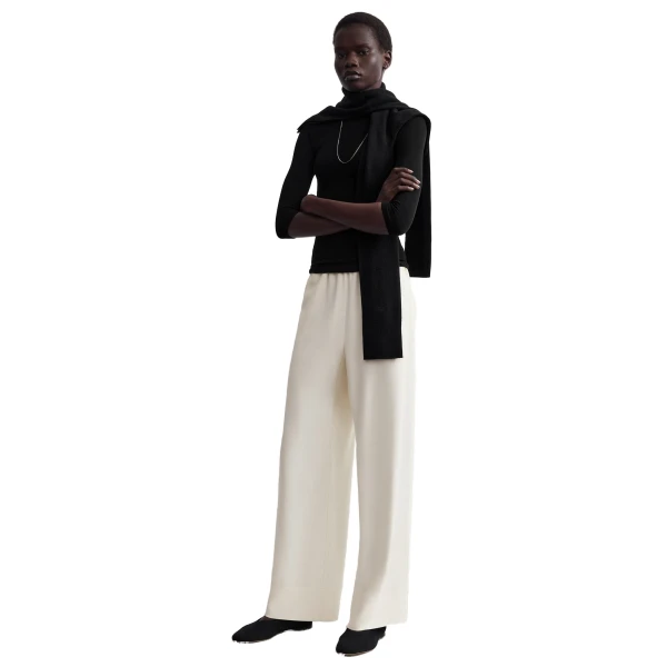 Toteme Lounge trousers in Ecru, view 2