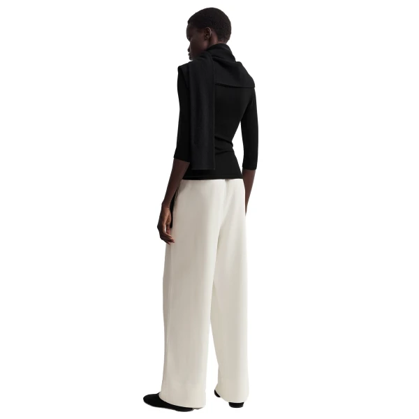 Toteme Lounge trousers in Ecru, view 4