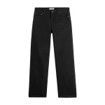 Toteme Low straight denim in Black