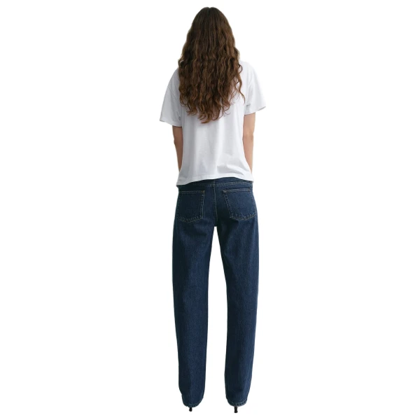 Toteme Low straight denim in Indigo, view 4