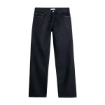 Toteme Low straight denim in Rinsed blue