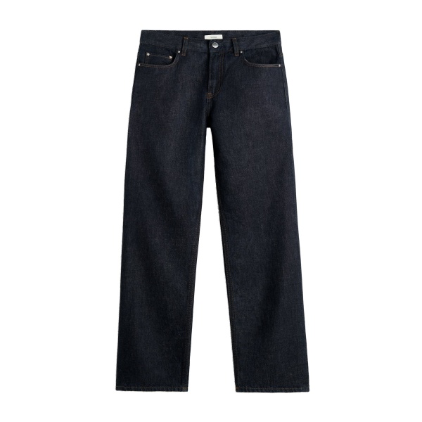 Toteme Low straight denim in Rinsed blue