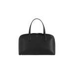 Toteme Medium grained-leather day tote in Black