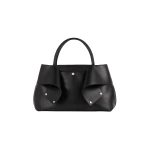 Toteme Mercer leather tote in Black / Red