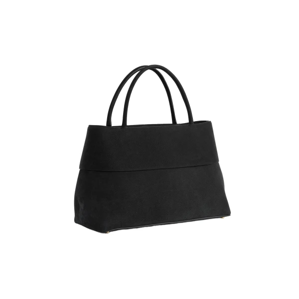Mercer nubuck tote in Black - Image 4