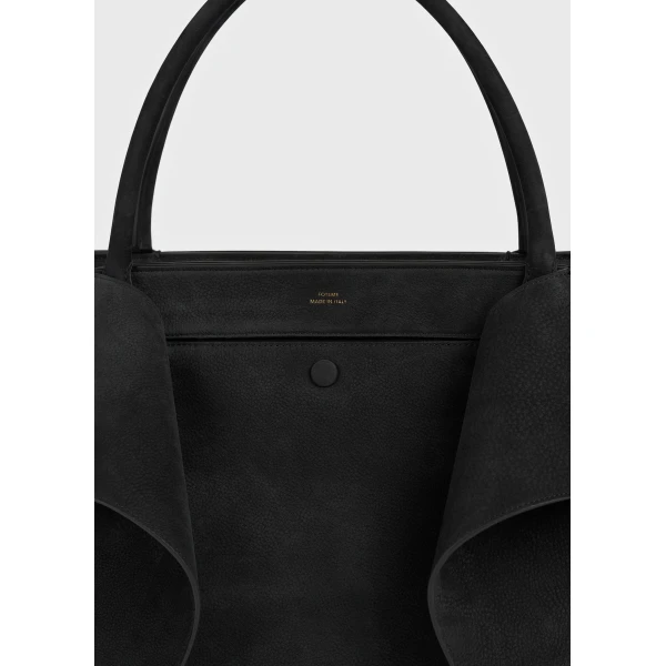 Mercer nubuck tote in Black - Image 5