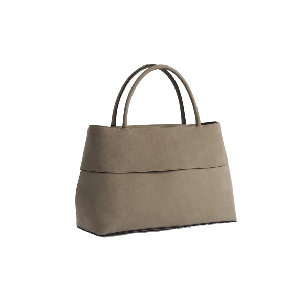 Mercer nubuck tote in Rock - Image 4
