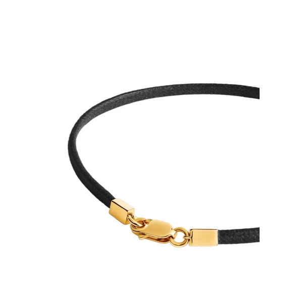 Mini diamond bracelet in Black / Gold - Image 5