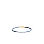 Toteme Mini diamond bracelet in Blue / Gold