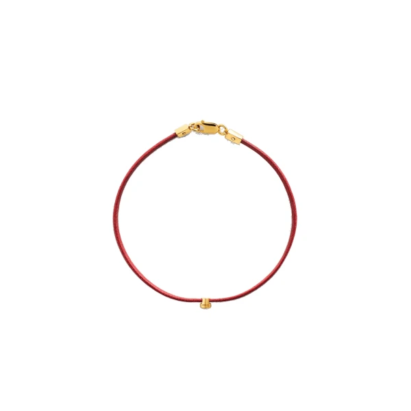 Mini diamond bracelet in Red / Gold - Image 3