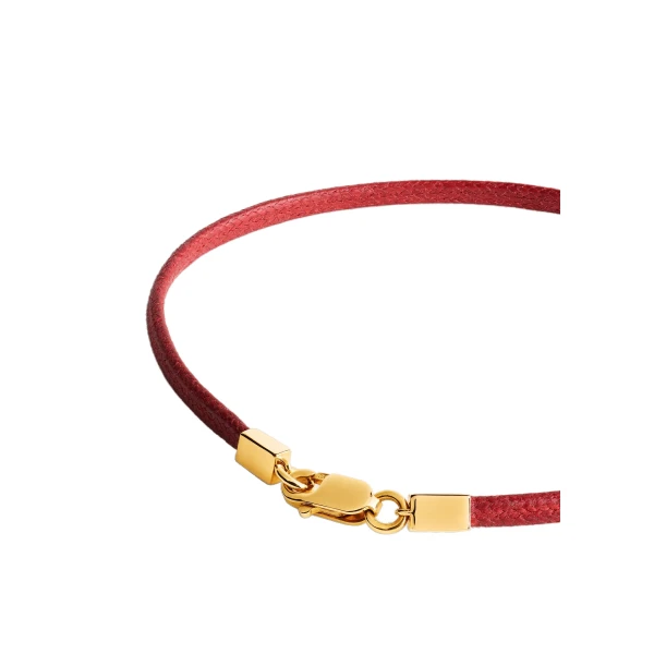 Mini diamond bracelet in Red / Gold - Image 4