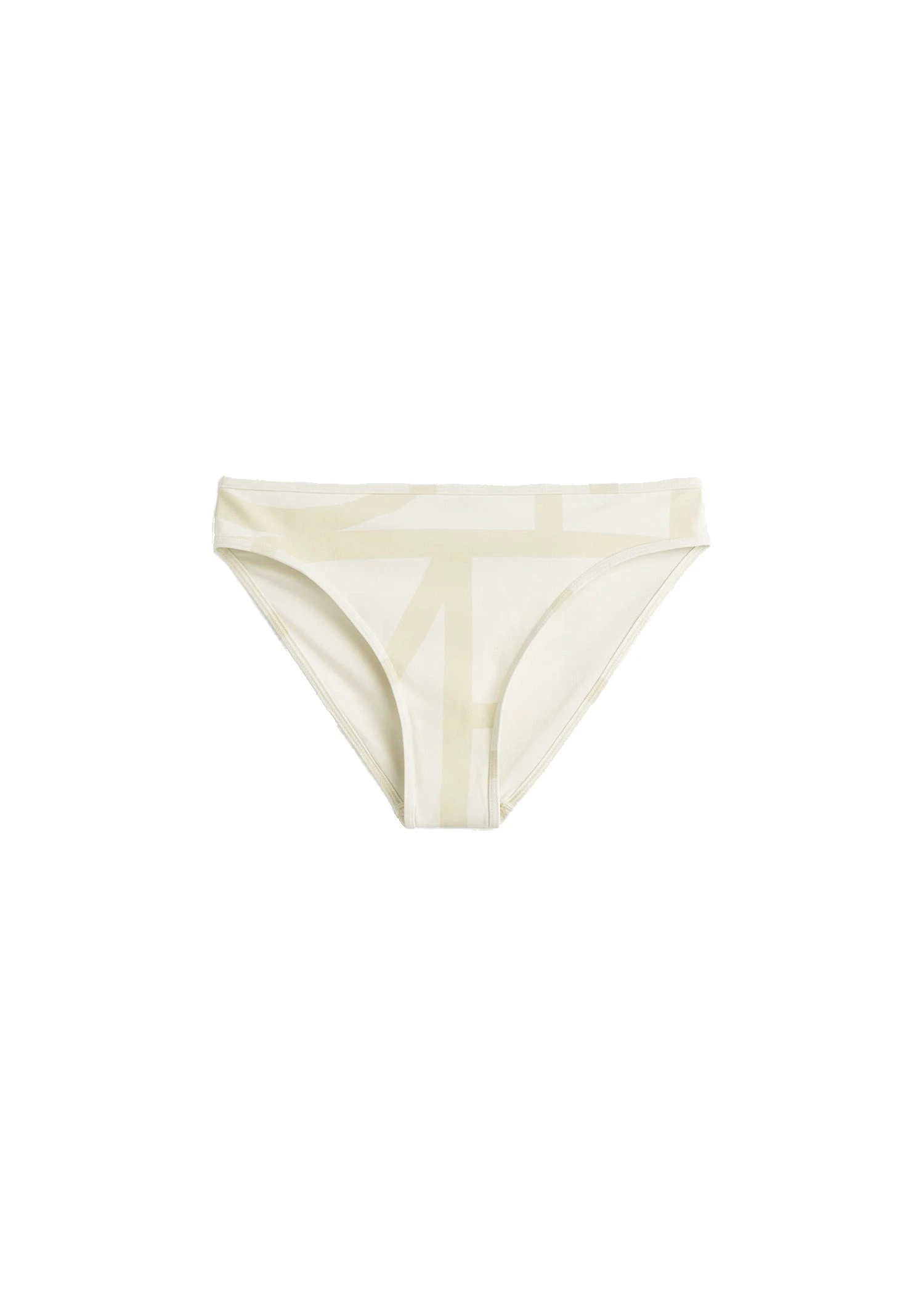 Toteme-Monogram-bikini-bottoms-in-Ecru-Straw-white Toteme Monogram bikini bottoms in Ecru / Straw