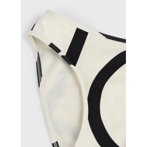 Toteme Monogram bikini bottoms in Tofu, view 6