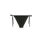 Toteme Monogram pointelle bikini bottoms in Dark green