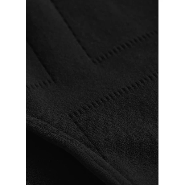 Toteme Monogram pointelle knit swimsuit in Washed black, view 6