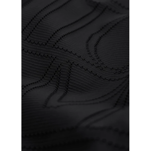 Toteme Monogram pointelle swimsuit in Black, view 6