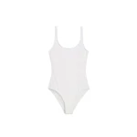 Toteme Monogram pointelle swimsuit in White
