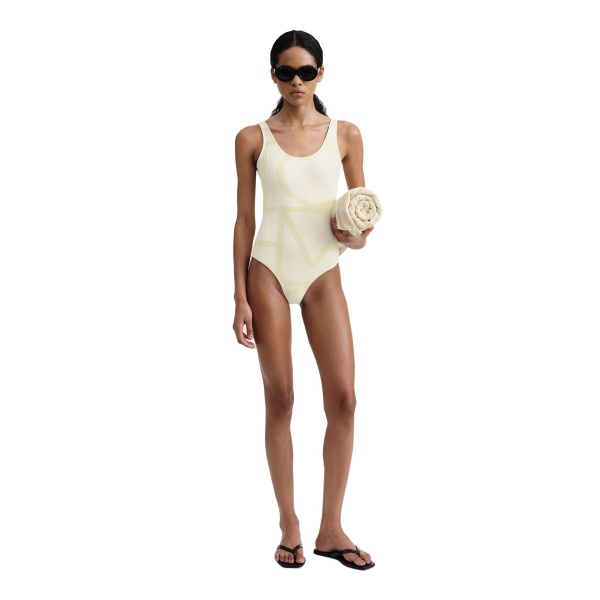 Toteme Monogram swimsuit in Sand