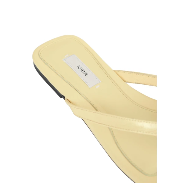 Naplack flip flops in Buttercup - Image 5