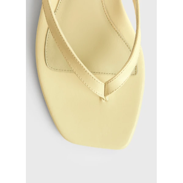 Naplack flip flops in Buttercup - Image 6