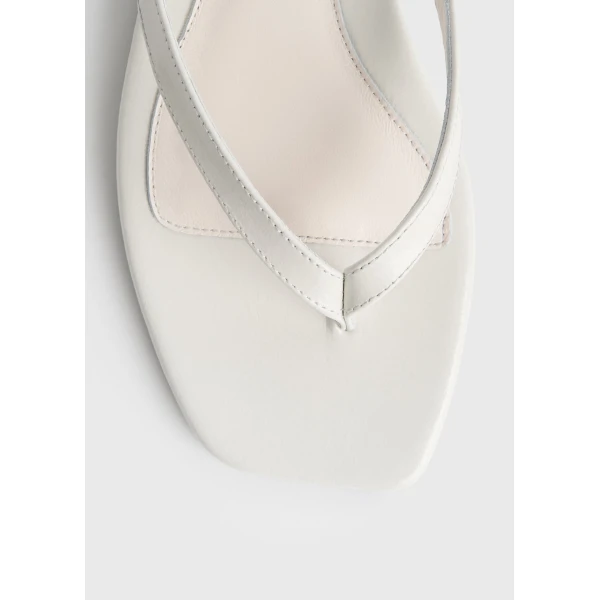 Naplack flip flops in Off-white - Image 6