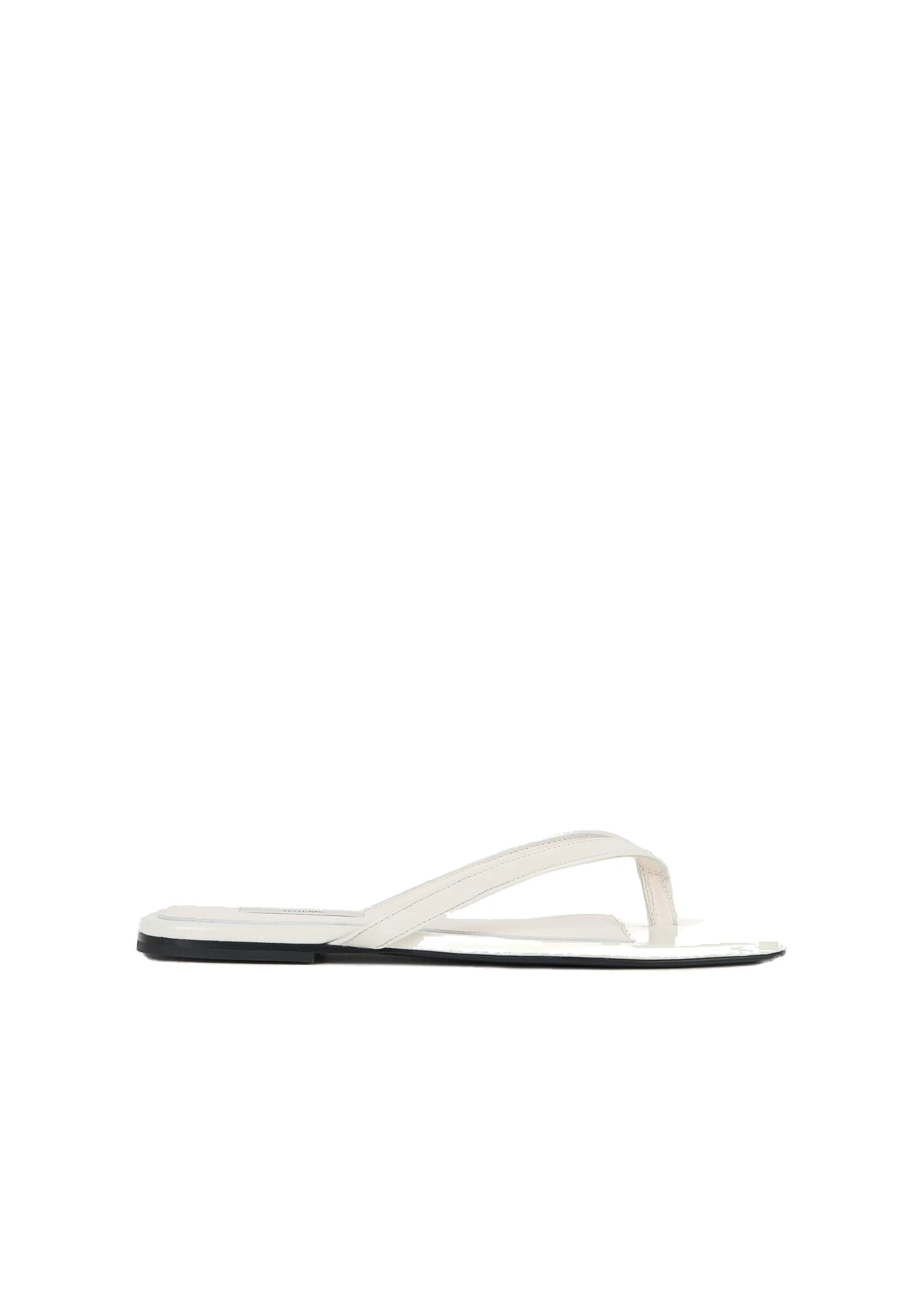 Naplack flip flops in Off-white
