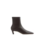Toteme Nappa mid-heel boots in Bark