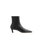 Toteme Nappa mid-heel boots in Black