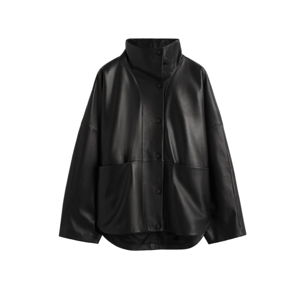 Toteme Nappa parachute jacket in Black