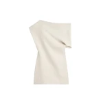 Toteme One-shoulder top in Ecru