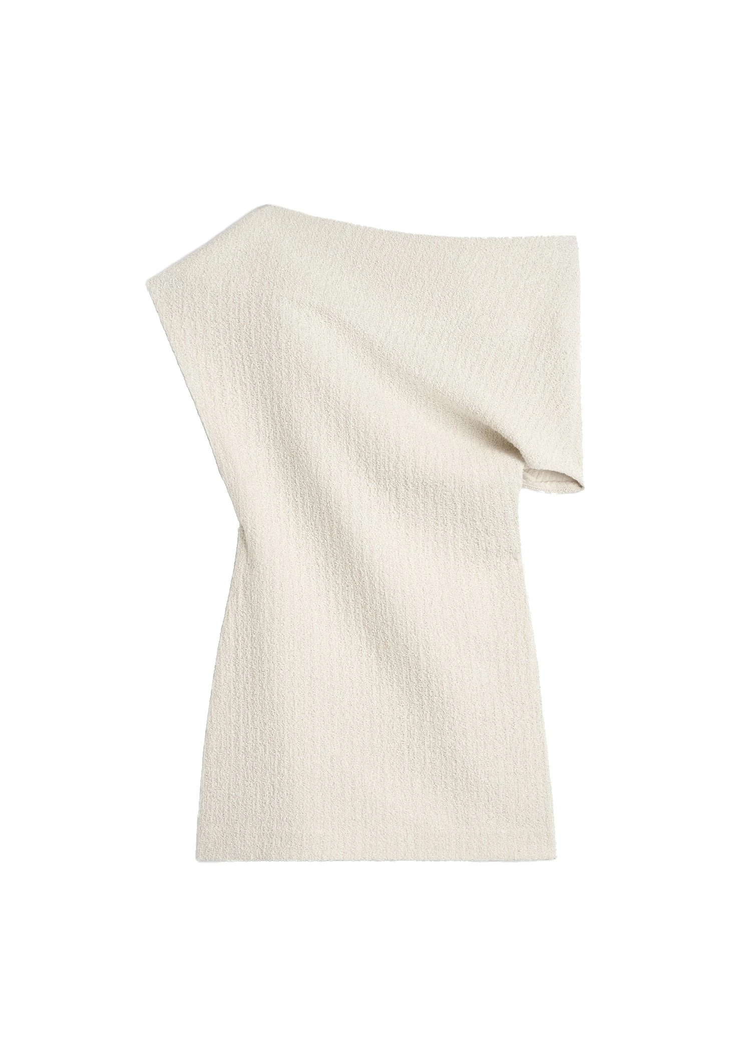 Toteme-One-shoulder-top-in-Ecru-white Toteme One-shoulder top in Ecru