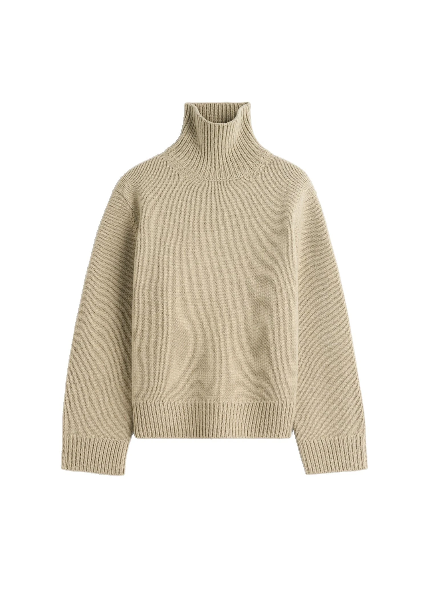 Toteme-Oversized-lambswool-turtleneck-in-Sage-white Toteme Oversized lambswool turtleneck in Sage