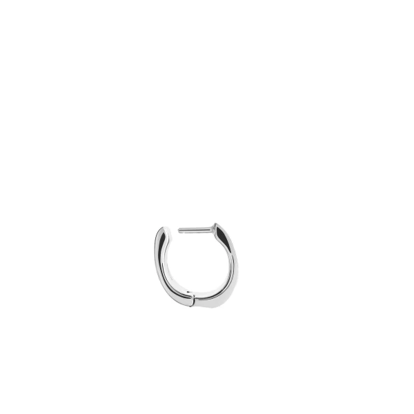 Petite signature hoops in Silver - Image 6
