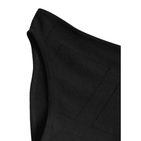 Toteme Pointelle bikini bottoms in Washed black, view 6