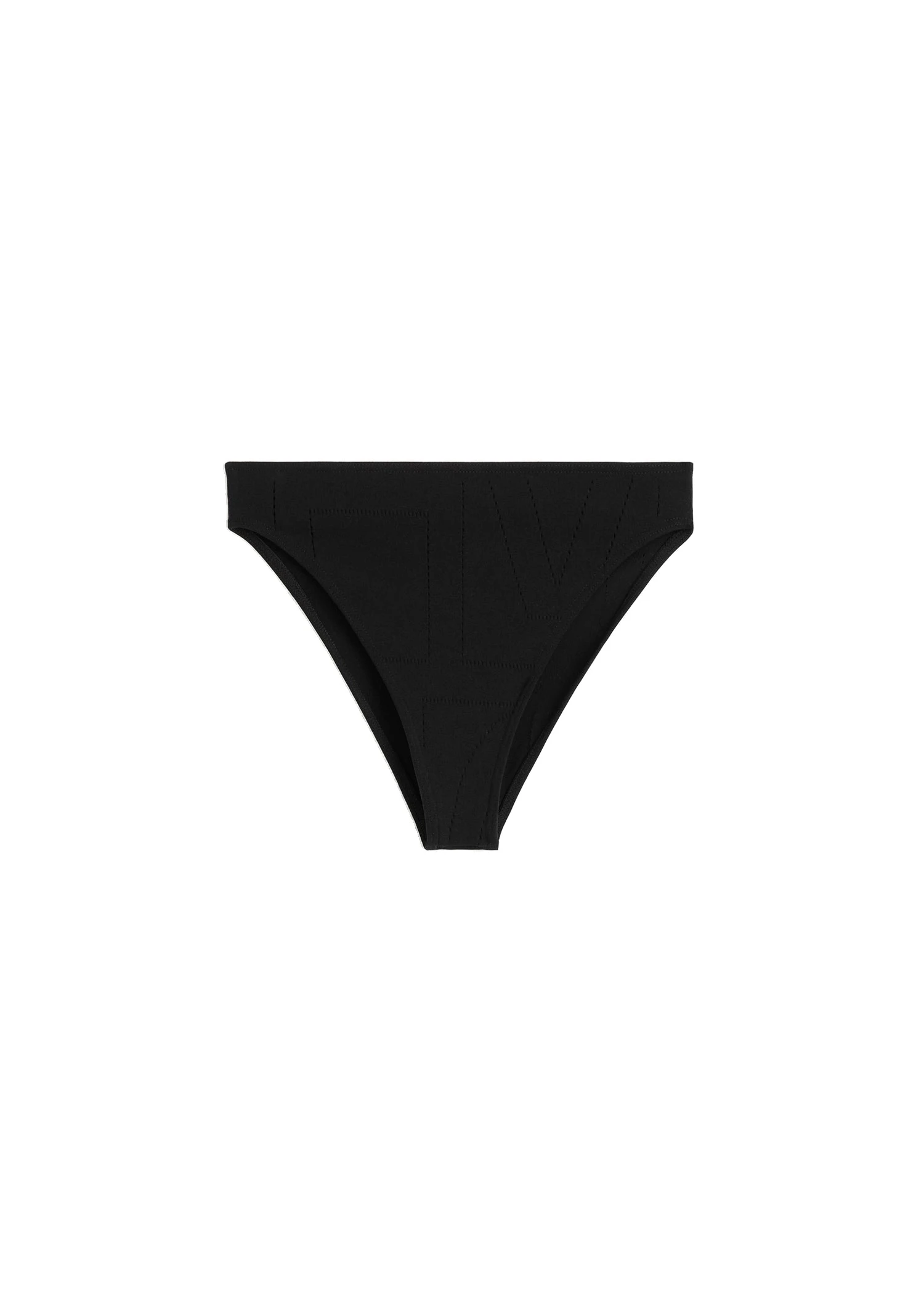 Toteme-Pointelle-bikini-bottoms-in-Washed-black-white Toteme Pointelle bikini bottoms in Washed black