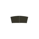 Toteme Ribbed strapless bikini top in Dark green