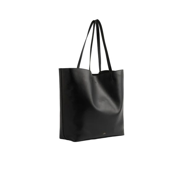 Roam goat hair tote in Black / Black - Image 4