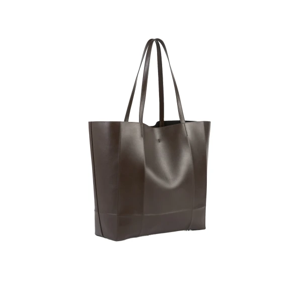 Roam leather tote in Brown - Image 4