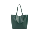 Toteme Roam leather tote in Dark green
