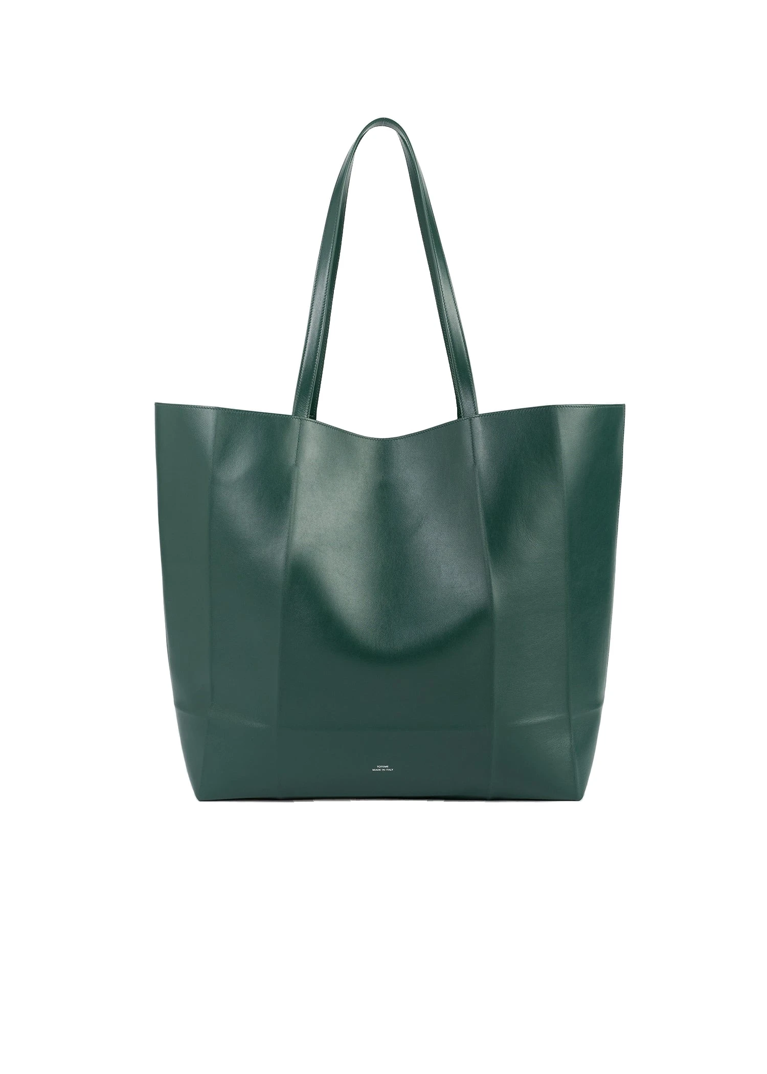 Roam leather tote in Dark green