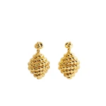Toteme Rope drop earrings in Gold