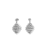 Toteme Rope drop earrings in Silver