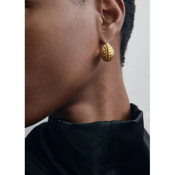 Rope hoops in Gold - Image 3